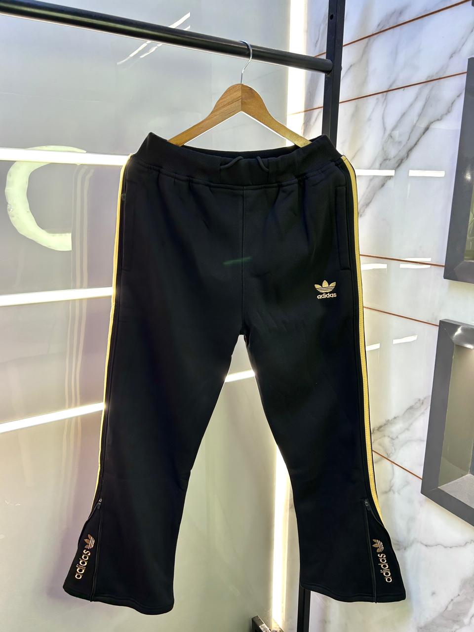 Adida s Imported Black Embroidery Logo Super Premium Track Pant F3195-B2