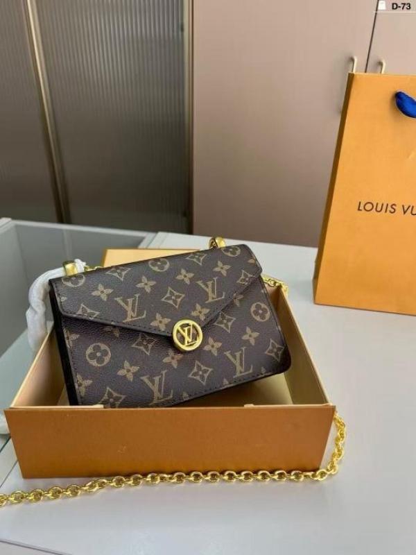 Louis_vuitton Wallet On Chain Rosy with magnet box 629