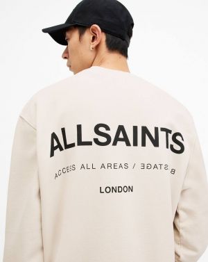 ALLSAINTS IMPORTED STORE ARTICLE SWEATSHIRT CREAM