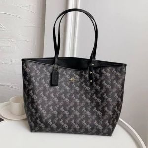 COAC_H TOTE SLING WITH DAMAGE BOX AND DUST BAG (HORSEFERRY-BLACK)