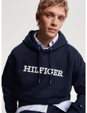 Tommy_Hilfiger Store Article Hoodie (Navy)