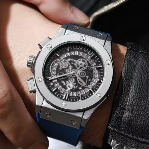 Hublot Big Bang Calendar Silicon Blue Belt