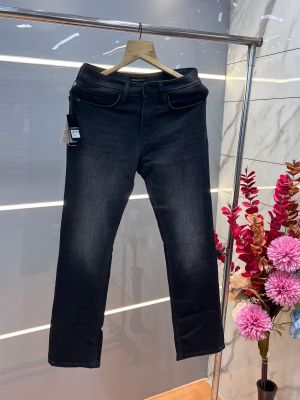 Emporio Arman i Black Imported Lycra Straight Fit Ankle Lenght Denim With Metal Logo 3344