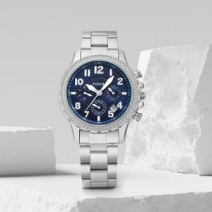Fossi_l Bowman Chronograph Silver Blue