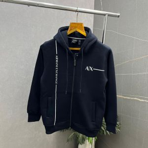 Arman_i Exchange AX Navy Blue Premium Zipper Hoodie 502