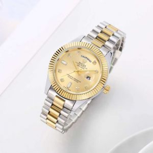 Role_x Oyster Perpetual Day Date  Diamond 2Ton-Gold-Gold 40 Battery