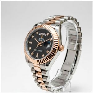Role_x Oyster Perpetual Day Date Diamond 2Ton-Copper-Black 40 Battery