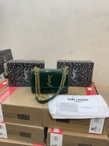 Ysl sunset in patent leather with box  652