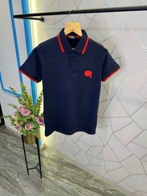 Karl lagerfeld Premium Quality Polo T-Shirt Store Article (N-Blue)
