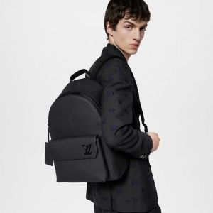 Louis_Vuitton_LV M57079 Aerogram Takeoff Backpack With Dust Bag & Tags (Black - 260)