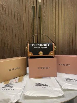 burberr_y vintage logo shoulder bag with box 387