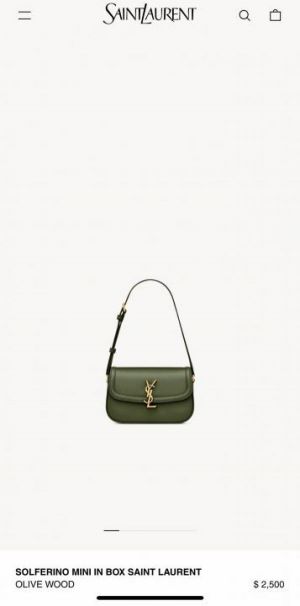 YSL SAINT LAURENT  SOLFERINO  IN BOX 564