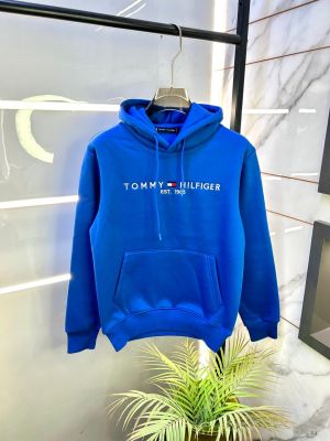Tommy_Hilfiger Hoodie Embroidery Print Super Premium Hoodie F3260-BU