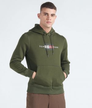 Tommy_Hilfiger Store Article Hoodie (Green)