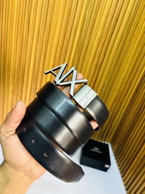 17 AX ARMAN_I GREY PREMIUM QUALITY REVERSIBLE BELT