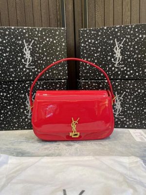 Ysl Saint Laurent Voltaire Top Handle In Patent Leather 569