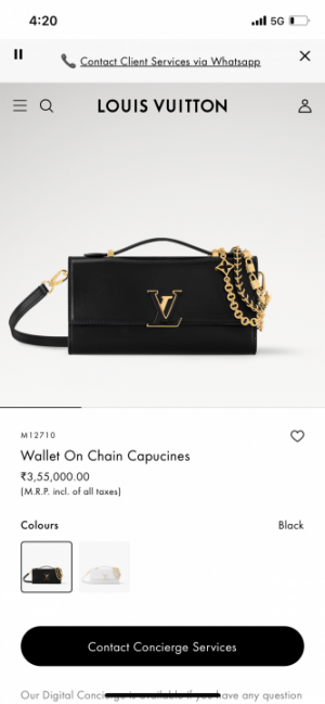 Louis_vuitton Wallet On Chain Capucines double box 630