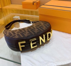  Fendi_ graphy hobo sling bag with box