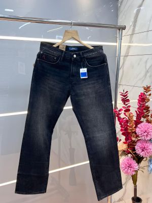 Ralph Laure n Dark Shade Premium Imported Stretchable Lycra Fabric Straight Fit Denim with Embroidered Work 3372