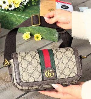 Gucc_i OPHIDIA SUPER MINI SHOULDER BAG with folding box 362