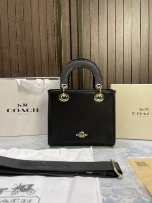 Coac_h lady handbag with double box 649