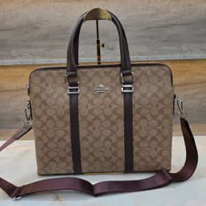Coach_Laptop bag with dust cover premium quality 