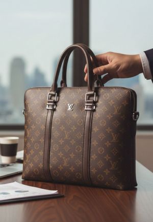 Louis_vuitton_Laptop bag with dust cover premium quality 