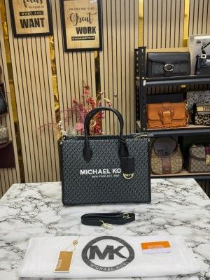 Michael_Kors Mirella Tote Bag With Dust Bag Including Card (Black)