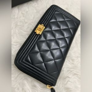 Chanel_wallet with box premium quality 