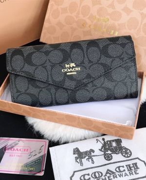 Coach_wallet with box premium quality 