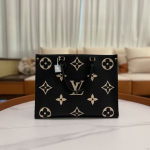 LOUIS_VUITTON ONTHEGO PREMIUM QUALITY WITH DUST MEDIUM SIZE (BLACK)