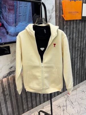 Ami paris Imported Inner Fleece Fabric Very Premium Zipper Jacket.MR261