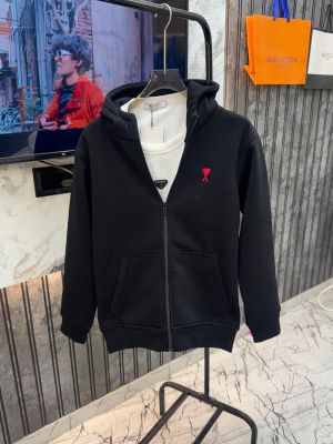 Ami paris Imported Inner Fleece Fabric Very Premium Zipper Jacket.MR261