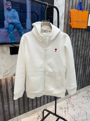 Ami paris Imported Inner Fleece Fabric Very Premium Zipper Jacket.MR261