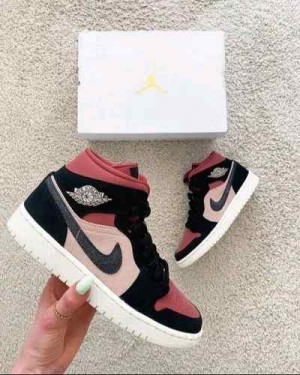 Nikee Air Jordan 1 Mid Dusty Pink 395