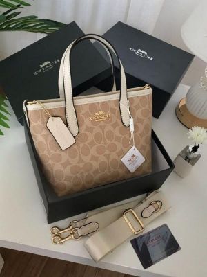 Coac_h City Mini Tote Bag In Signature Canvas box 668