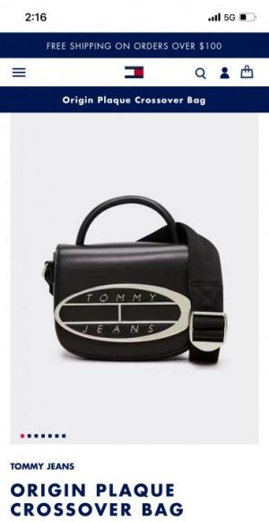 Tommy Jeans origin crossbody bag with box and carry bag 695