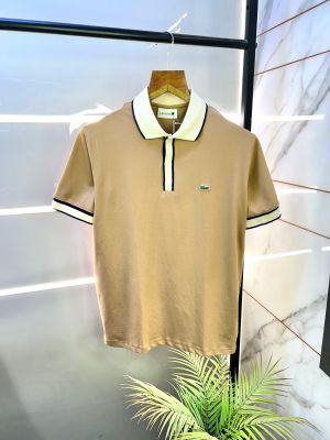 Lacost e Camel Polo Premium Collar Neck T-shirt F2974-CA