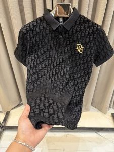 Dio_r Embossed Monogram Imported Polo