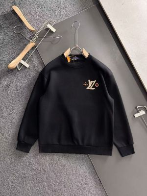 L-OUIS V-UITTON IMPORTED SWEATSHIRT STORE ARTICLE BLACK