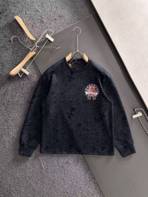 CHROME HEARTS IMPORTED SWEATSHIRT STORE ARTICLE BLACK AND GREY