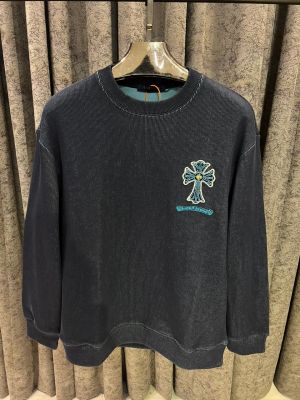 CHROME HEARTS IMPORTED SWEATSHIRT STORE ARTICLE NAVY BLUE