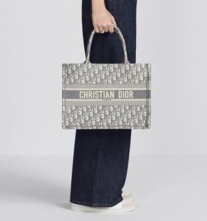 Dio_r Book Tote Oblique Jacquard 686