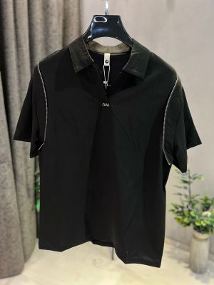 KOREAN IMPORTED HIGH DEMAND ARTICLE POLO T-SHIRT BLACK 
