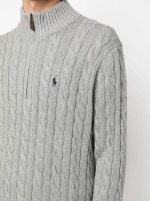RALPH LAUUREN IMPORTED TRENDING SWEATER GREY