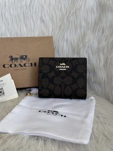 Coach_Snap_Wallet_Coffee-Black_Edition_Coded_With_OriginalBox_DustCover_Tags