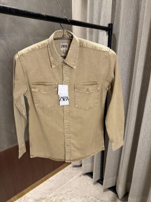 Zar_a Beige Denim Shirt Store Article