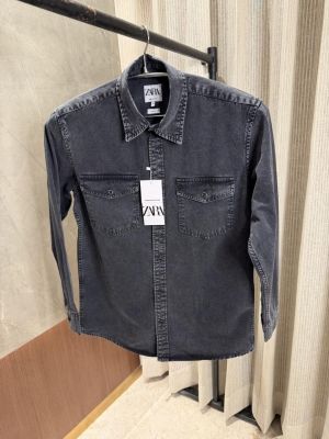 Zar_a Dark grey Denim Shirt Store Article