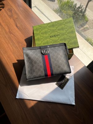 GUCC_I OPHIDIA BLACK UNISEX MESSENGER POUCH WITH OGBOX ETC