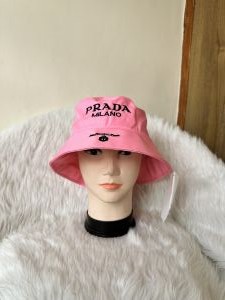 Prada_Milano_Pink_Nylon_Premium_Bucket_Hat_With_Safety_Box